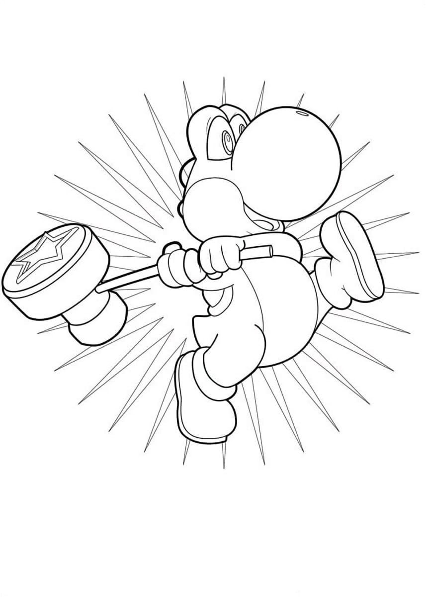 Yoshi e o Grande Martelo Estelar