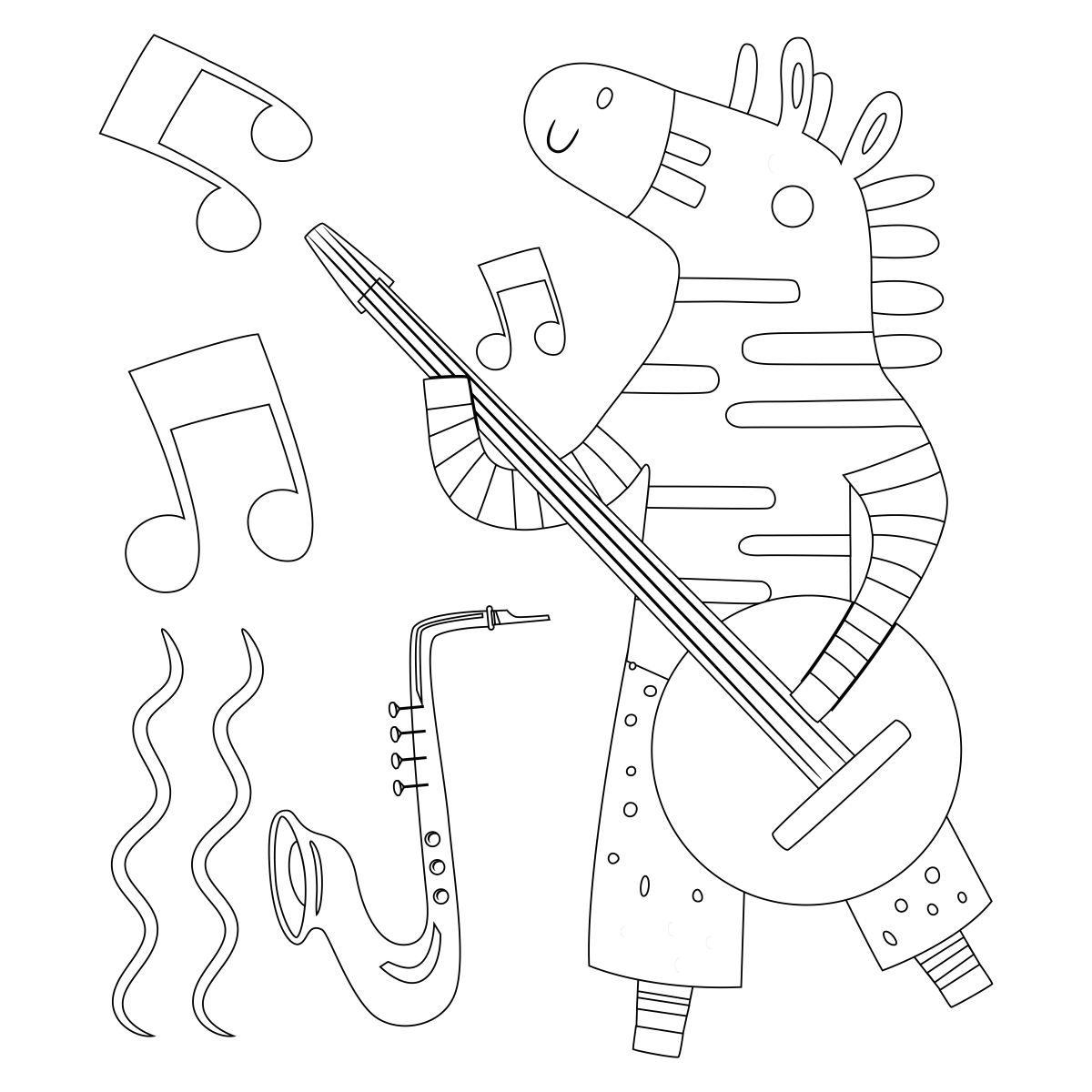Zebra Musicalizando