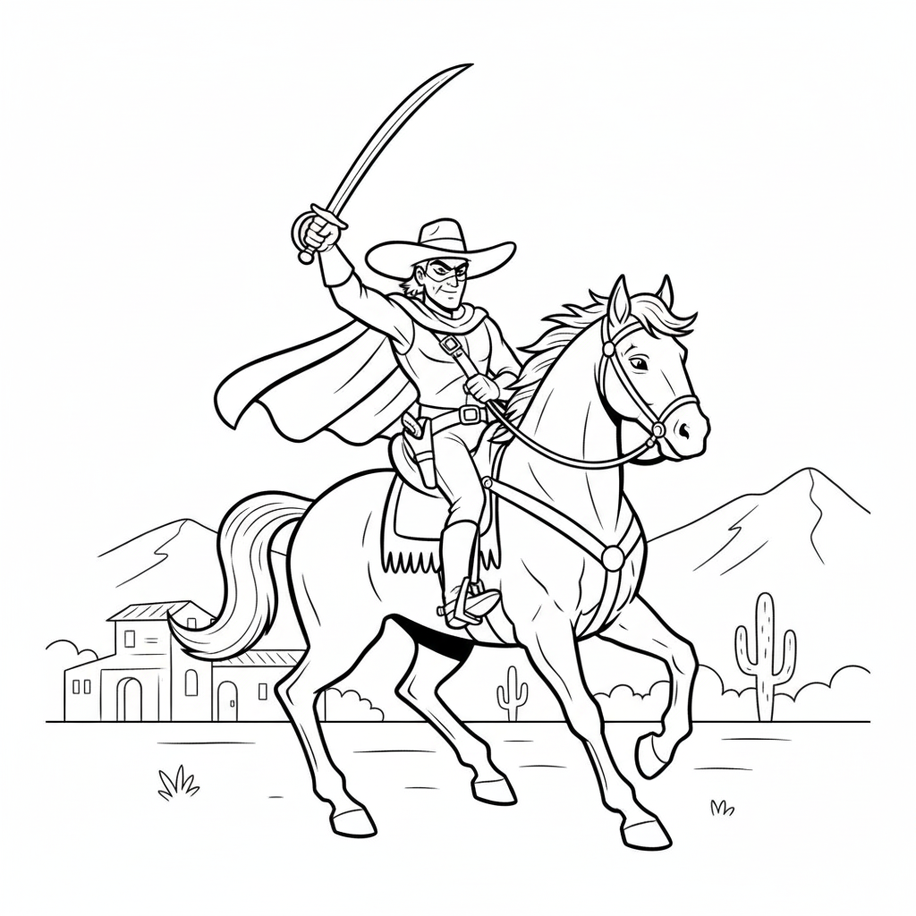 Zorro em Ação: Aventuras a Cavalo
