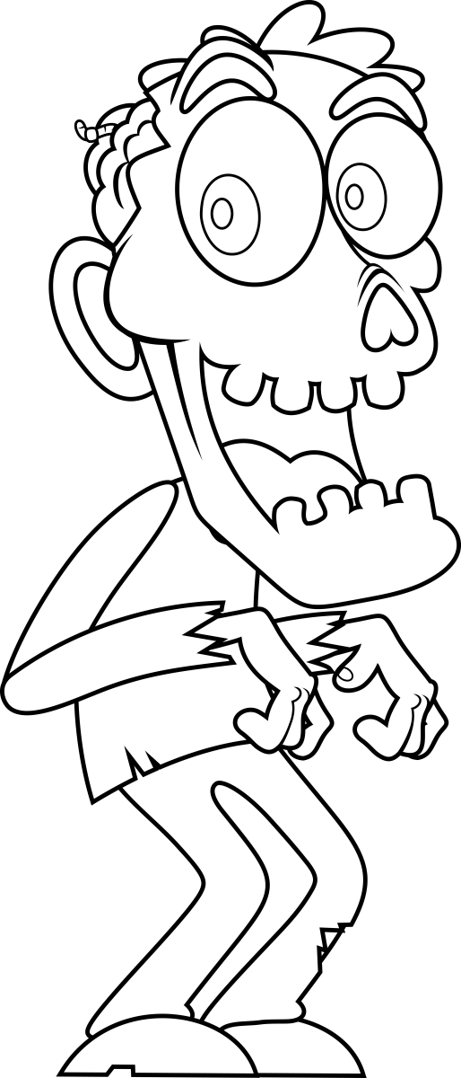 Zumbinho Divertido Pronto para Colorir